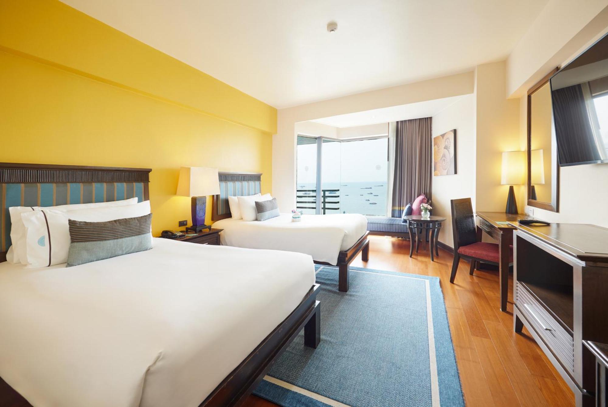 Deluxe Zweibettzimmer mit Meerblick - obere Etage